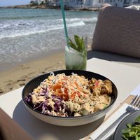 Buddha bowl   at Fotis All Day Bar in Naoussa