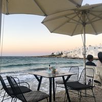 the view! at Fotis All Day Bar in Naoussa