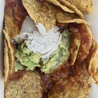 Vegan nachos  at Market Organics in Rocklea