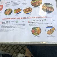    Veg dishes   at Kurose in Stuttgart