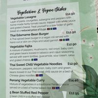 Vegetarian and vegan menu September 2021  at The Old Court Hotel in Ross-on-wye