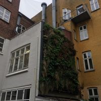 The outside at Café Mellemfolk in Aarhus