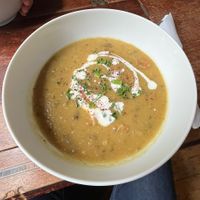 Vegetable soup.  at Café Mellemfolk in Aarhus