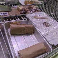 The case deli case (at the end of the day)--lasagna portions, fresh mozzarella, house-made deli meat at Jinglepear Deli - Online only in Toronto