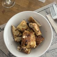 Vegan focaccia garlic bread  at Molto Buono in Bristol