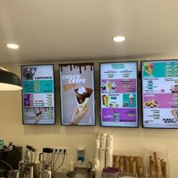 Menu with prices at Fábrica Do Meu Avô Geladaria in Tavira