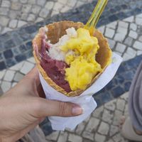 Already eaten a lot of it by the time I took a pic!! at Fábrica Do Meu Avô Geladaria in Tavira