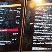 Menu at Kaimug in Regensdorf