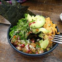 Vegan poké bowl at Wigwam in Dublin
