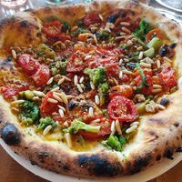 Pizza speziatella at Luigia in Fribourg