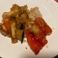 General’s tofu and sweet and sour tofu at Red Dragon in Spokane