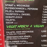 Speisekarte 1 at Rey's Döner in Ulm