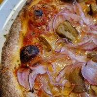 Porcini vegan pizza at Dieci Pizza - Servette in Geneva