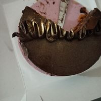 Vegan chocolate cake at Zorbas Bakery in Paphos
