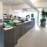 nice clean set up at Super Matcha 슈퍼말차 in Seoul