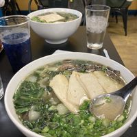 Veggie soup  at Noodle-Ly in Mammoth Lakes