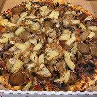 Vegan chicken special  at Bellavita Pizzeria in Allenby Gardens