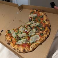 Pizza siciliana at SoLita in Canberra
