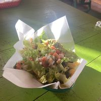 Vegan Asada fries  at Gordos Mexican Food in Waialua