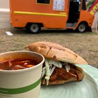 Torta Birria at Gordos Mexican Food in Waialua