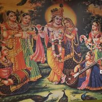 Wall art at Curry Leaf in Las Vegas