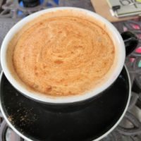 French toast latte at Cafe Nola in Frederick