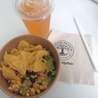 Guacamole, machos and iced tea at Copper Branch in Nancy