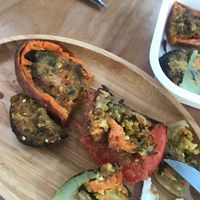 Stuffed veggies at Casa Sana in Nazare