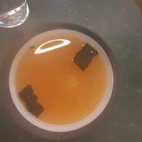 Miso soup at Lucky Tortoise Dumpling Company - Temple Bar in Dublin