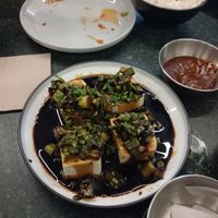tofu blocks at Lucky Tortoise Dumpling Company - Temple Bar in Dublin