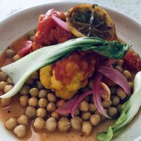 Vegan lunch menu, 2nd dish at The Cool Cat in Warsaw