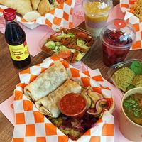 Burrito, calzone at Patison in Gdansk