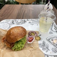 Sandwich and lemonade  at Patison in Gdansk