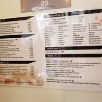 Carta de referencia. at Pizzeria Toto in Getxo