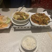 Special curry and tofu and veg in a Szechuan sauce   at Choi Gan in Clitheroe