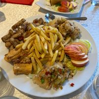 Salt and pepper platter (everything is so delicious) at Choi Gan in Clitheroe