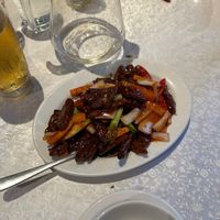 Crispy Chilli Su Bo mock beef (one of my favourite) at Choi Gan in Clitheroe