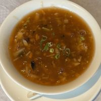 Hot & sour soup  at Choi Gan in Clitheroe