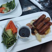 Sausage and mash at The King's Head in Louth