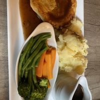 Pie and mash   at The King's Head in Louth
