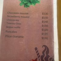 Menu5 at NA NA  in Playa Del Carmen