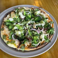 pesto pizza at NA NA  in Playa Del Carmen