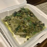 Pesto ravioli (so good) at NA NA  in Playa Del Carmen
