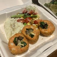 Vegan stuffed meat rolls at NA NA  in Playa Del Carmen
