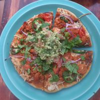 Pizza Mexicana 🍕 at NA NA  in Playa Del Carmen