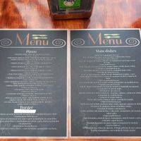 Menu (only in spanish) at NA NA  in Playa Del Carmen