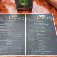 Menu at NA NA  in Playa Del Carmen
