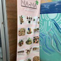 Sign at NA NA  in Playa Del Carmen