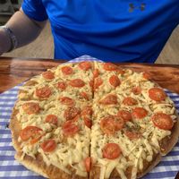 Vegan pizza  at NA NA  in Playa Del Carmen