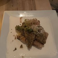 Pistachio dusted tofu   at Blossom Restaurant on University in New York City